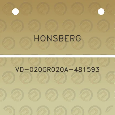 honsberg-vd-020gr020a-481593