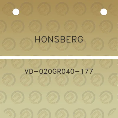 honsberg-vd-020gr040-177