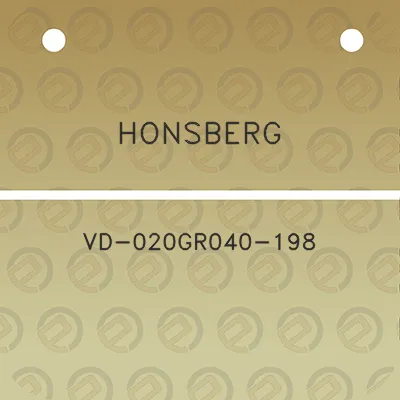 honsberg-vd-020gr040-198