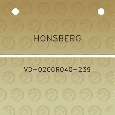 honsberg-vd-020gr040-239