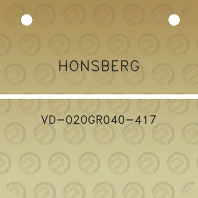 honsberg-vd-020gr040-417