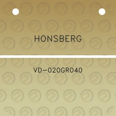 honsberg-vd-020gr040