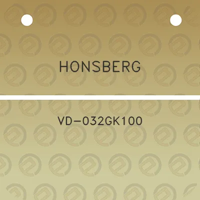 honsberg-vd-032gk100