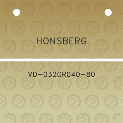 honsberg-vd-032gr040-80