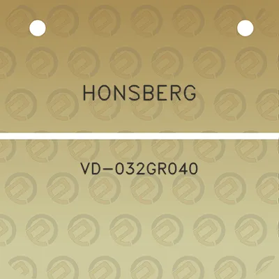 honsberg-vd-032gr040