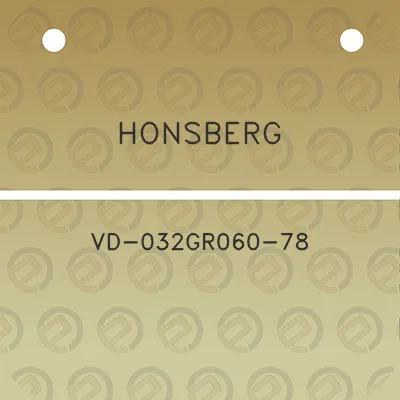 honsberg-vd-032gr060-78