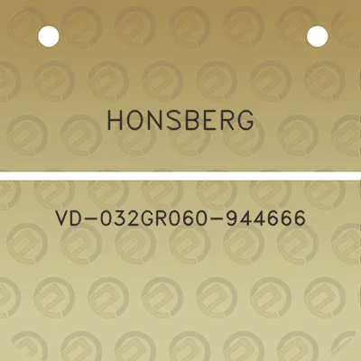 honsberg-vd-032gr060-944666