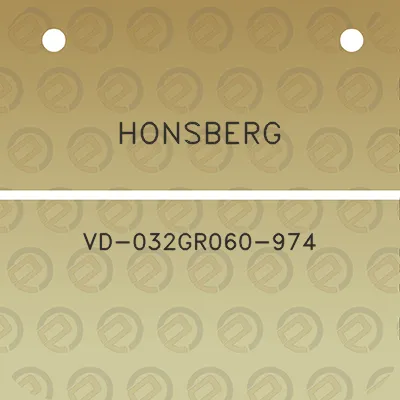 honsberg-vd-032gr060-974