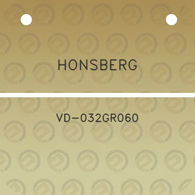 honsberg-vd-032gr060