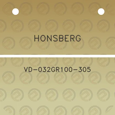 honsberg-vd-032gr100-305