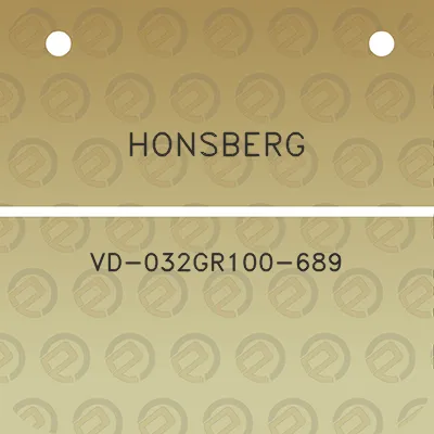 honsberg-vd-032gr100-689