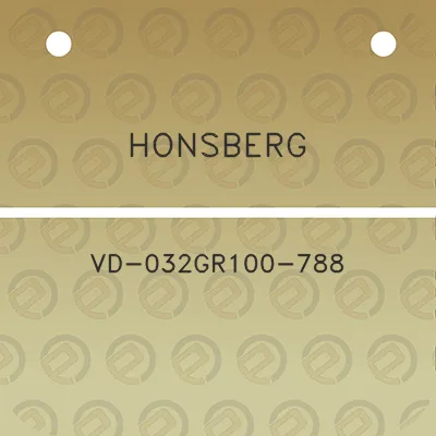 honsberg-vd-032gr100-788