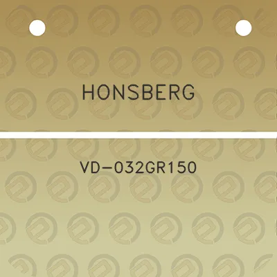 honsberg-vd-032gr150