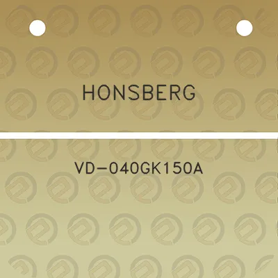 honsberg-vd-040gk150a