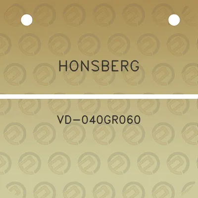 honsberg-vd-040gr060