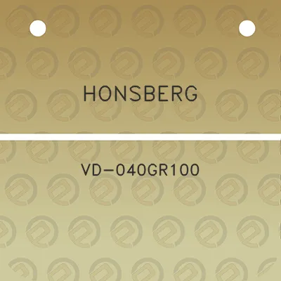 honsberg-vd-040gr100