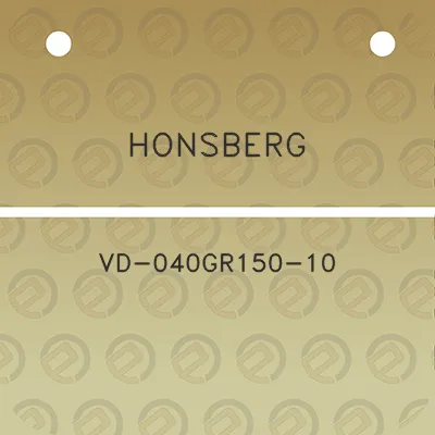 honsberg-vd-040gr150-10