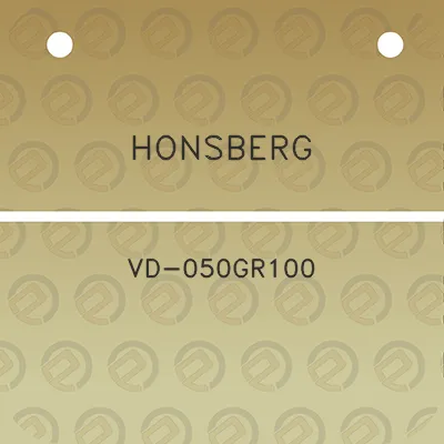 honsberg-vd-050gr100