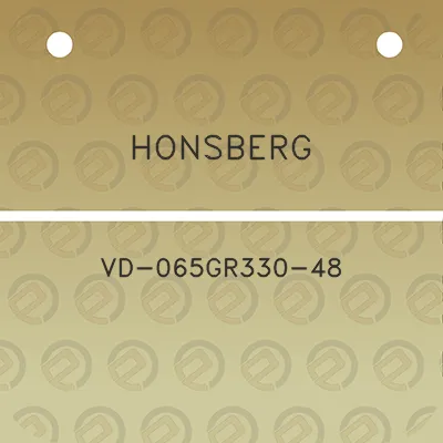 honsberg-vd-065gr330-48