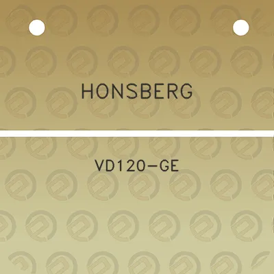 honsberg-vd120-ge