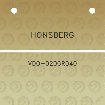 honsberg-vdo-020gr040