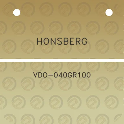 honsberg-vdo-040gr100