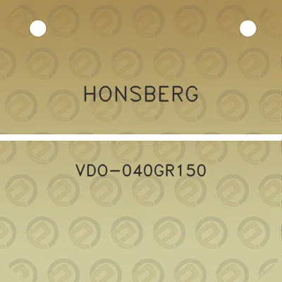 honsberg-vdo-040gr150