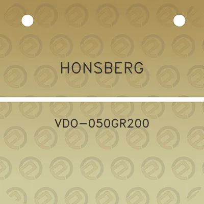 honsberg-vdo-050gr200