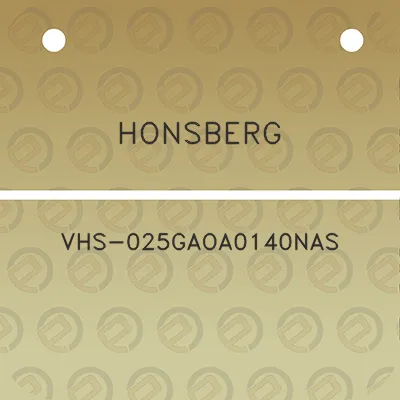 honsberg-vhs-025gaoa0140nas