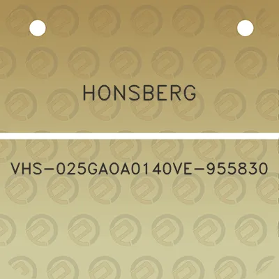 honsberg-vhs-025gaoa0140ve-955830