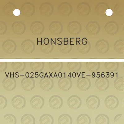 honsberg-vhs-025gaxa0140ve-956391