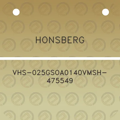 honsberg-vhs-025gsoa0140vmsh-475549