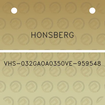 honsberg-vhs-032gaoa0350ve-959548