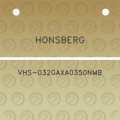 honsberg-vhs-032gaxa0350nmb