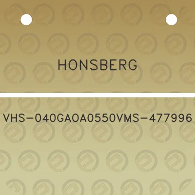 honsberg-vhs-040gaoa0550vms-477996