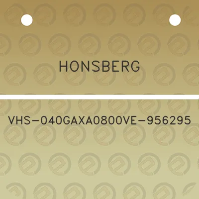 honsberg-vhs-040gaxa0800ve-956295