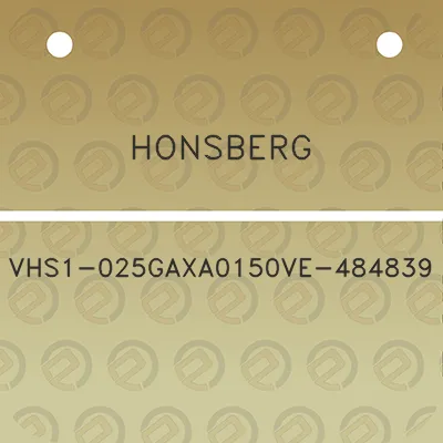 honsberg-vhs1-025gaxa0150ve-484839