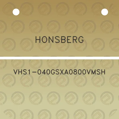 honsberg-vhs1-040gsxa0800vmsh