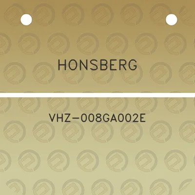 honsberg-vhz-008ga002e