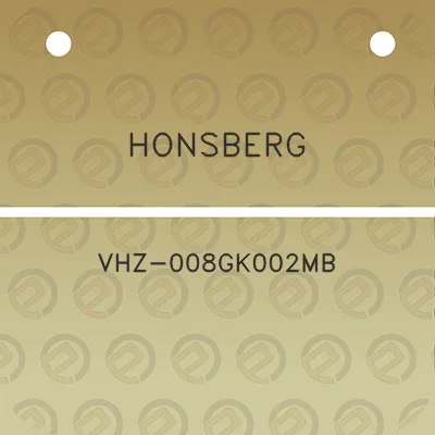 honsberg-vhz-008gk002mb