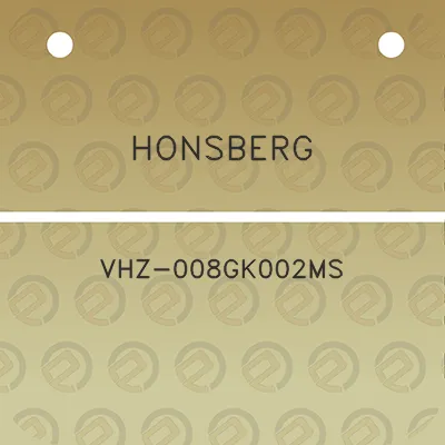 honsberg-vhz-008gk002ms