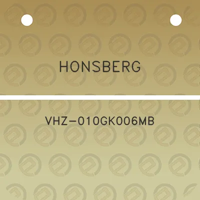 honsberg-vhz-010gk006mb