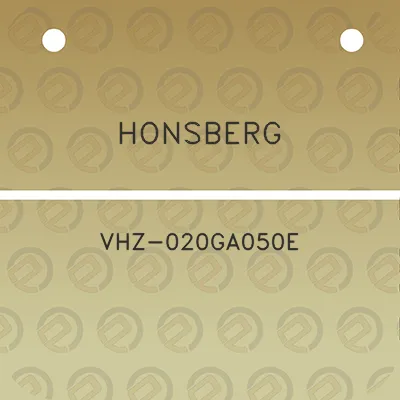 honsberg-vhz-020ga050e