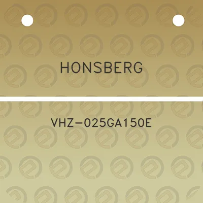 honsberg-vhz-025ga150e