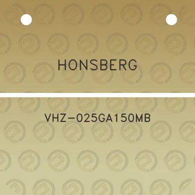 honsberg-vhz-025ga150mb