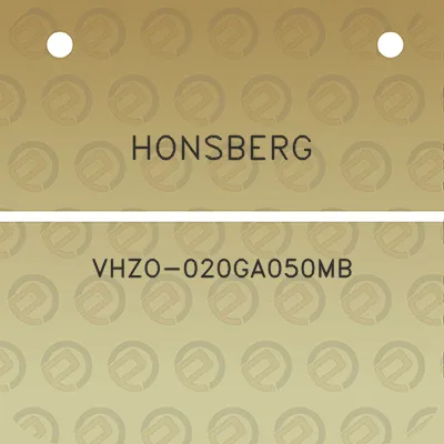 honsberg-vhzo-020ga050mb