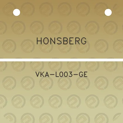 honsberg-vka-l003-ge