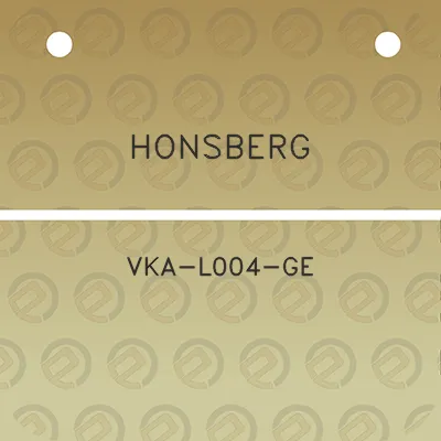 honsberg-vka-l004-ge