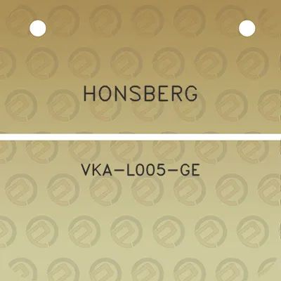 honsberg-vka-l005-ge