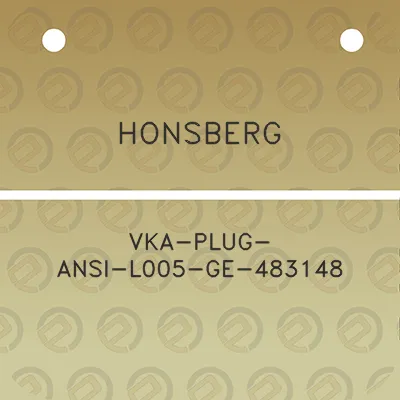 honsberg-vka-plug-ansi-l005-ge-483148